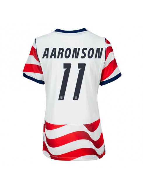 Förenta stater Brenden Aaronson #11 Replika Hemmakläder Dam VM 2026 Kortärmad Förenta stater Brenden Aaronson #11 Replika Hemmakläder Dam VM 2026 Kortärmad